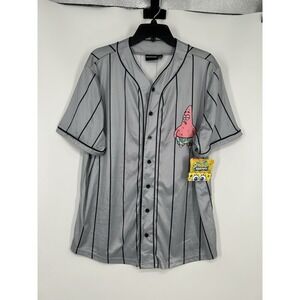 Nickelodeon‎ Patrick The Star SpongeBob Square Pants Baseball Jersey Size Large